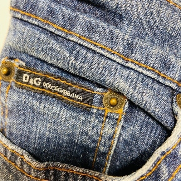 Dolce & Gabbana High Rise Flared Jeans 26 - Picture 6 of 12